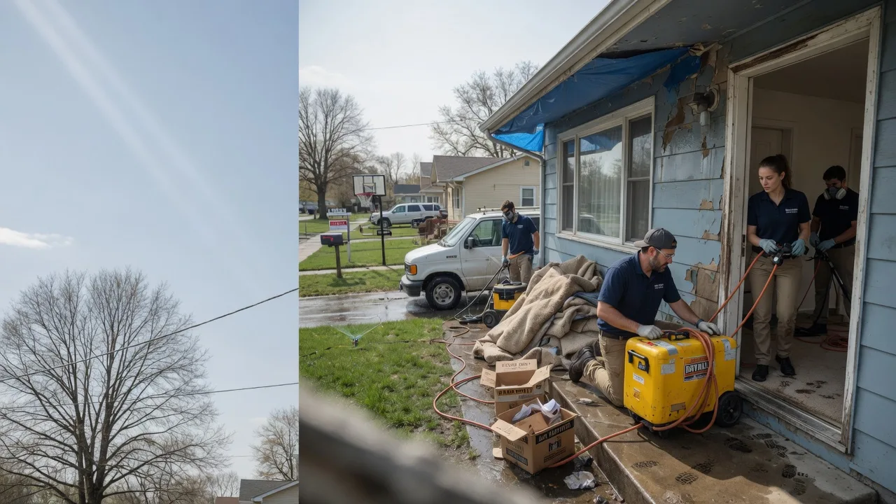 Basement Flood Cleanup in Wainwright, OK near me